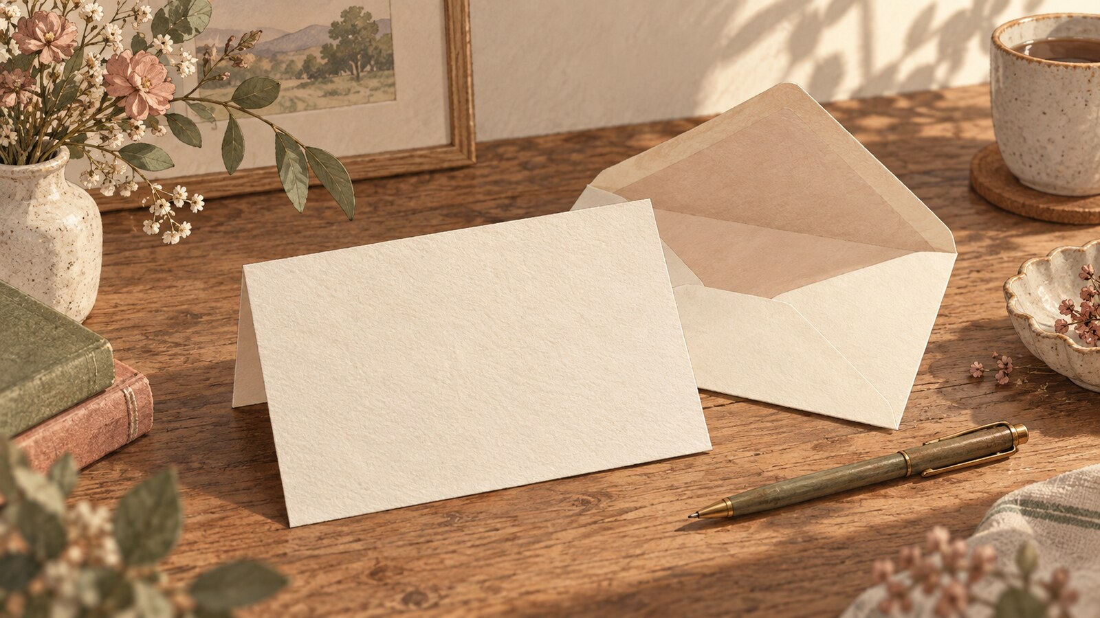 Letter and pen